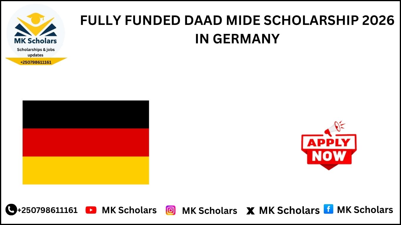 FULLY FUNDED DAAD MIDE SCHOLARSHIP 2026 IN GERMANY